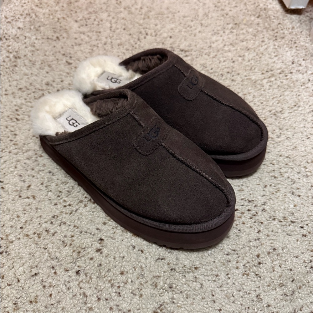 UGG Brown Shearling Slippers